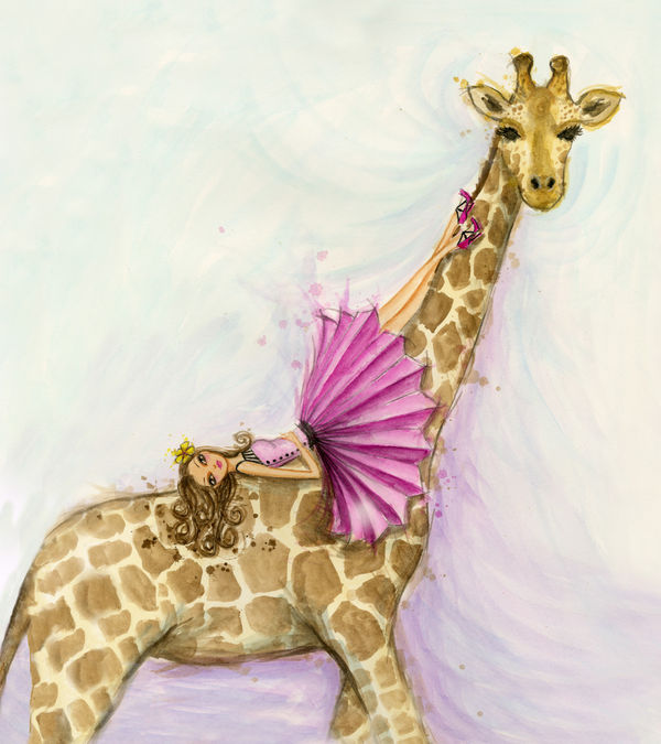 Apple iPad Pro 9.7 Skin - Lounge Giraffe (Image 2)