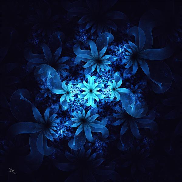 Laptop Skin - Luminous Flowers (Image 6)