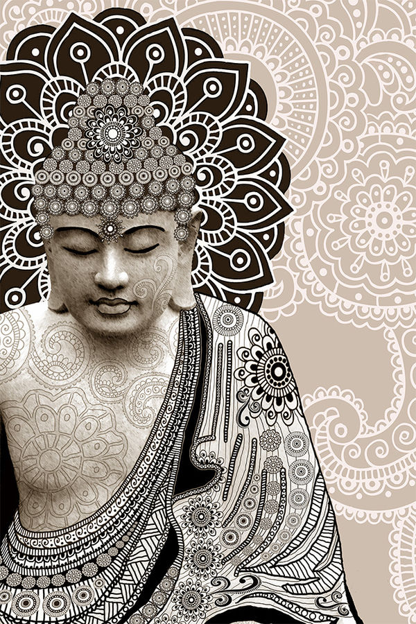 Sony PS4 Skin - Meditation Mehndi (Image 3)