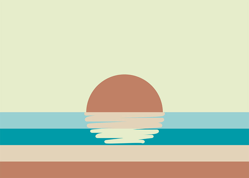 Laptop Sleeve - Ocean Sunset (Image 9)