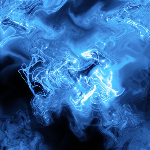 Wii U Skin - Blue Quantum Waves (Image 2)