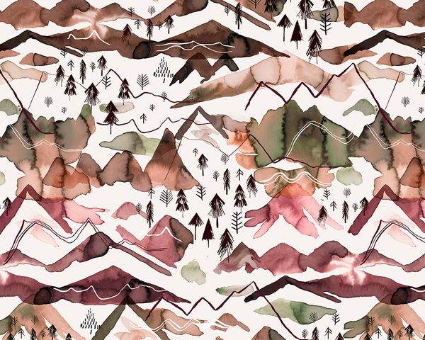 Tablet Sleeve - Red Mountains (Image 4)