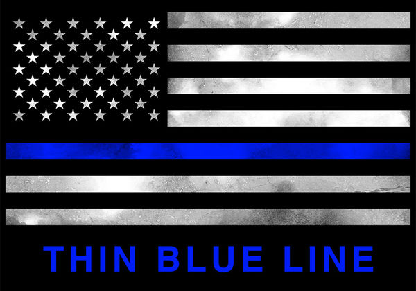 Apple iPhone Charge Kit Skin - Thin Blue Line (Image 2)