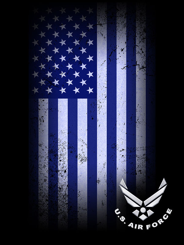 Lifeproof iPhone 7 Fre Case Skin - USAF Flag (Image 5)