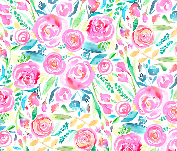 Laptop Sleeve - Watercolor Roses (Image 9)