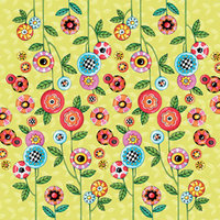 OtterBox Commuter iPhone 6 Plus Case Skin - Button Flowers (Image 2)