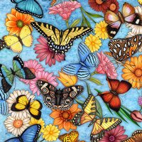 Samsung Galaxy S7 Skin - Butterfly Land (Image 2)