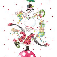 OtterBox Commuter iPhone 5 Case Skin - Christmas Circus (Image 2)