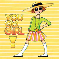 Wii Nunchuk Skin - You Go Girl (Image 2)