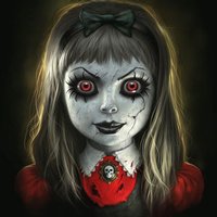 Amazon Kindle Fire 7in 7th Gen Skin - Haunted Doll (Image 2)