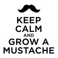 Keep Calm - Mustache