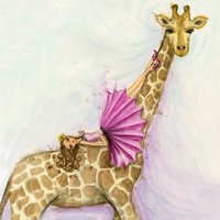 Skin for Yeti Rambler Colster - Lounge Giraffe (Image 2)