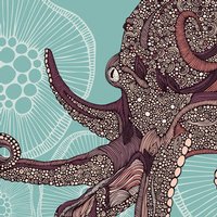 Amazon Echo Skin - Octopus Bloom (Image 2)