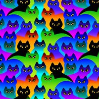 Amazon Echo Skin - Rainbow Cats (Image 2)