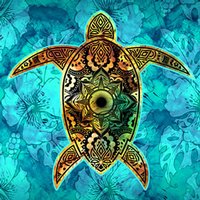 Barnes and Noble Nook Touch Skin - Sacred Honu (Image 2)