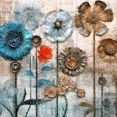 Steampunk Flowers (Artwork)