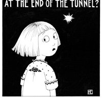 Kindle 4 Skin - Train Tunnel (Image 2)