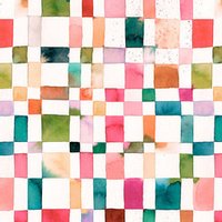 Laptop Sleeve - Watercolor Squares (Image 9)