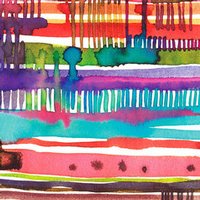 Tablet Sleeve - Watercolor Lines (Image 4)