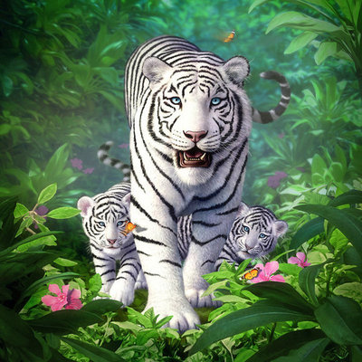 White Tigers (Artwork)