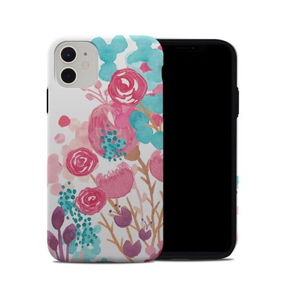 Apple iPhone 11 Hybrid Case - Blush Blossoms