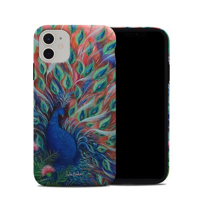 Apple iPhone 11 Hybrid Case - Coral Peacock