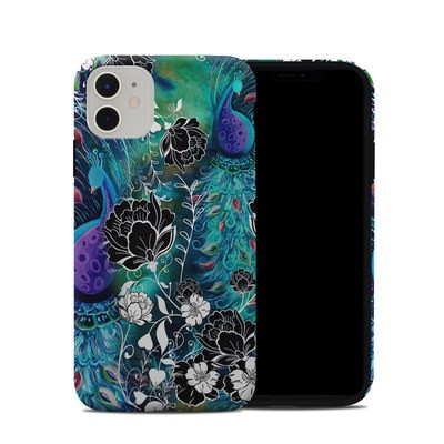Apple iPhone 11 Hybrid Case - Peacock Garden