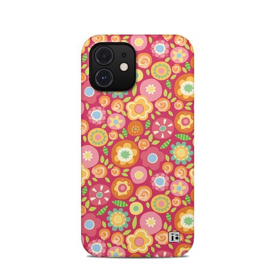 Apple iPhone 12 Clip Case - Flowers Squished