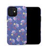 Apple iPhone 12 Hybrid Case - Purple Flowers