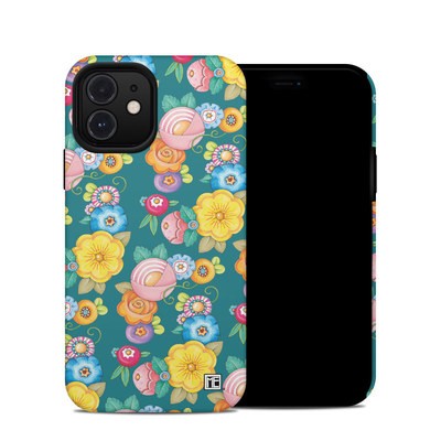 Apple iPhone 12 Hybrid Case - Act Right Flowers