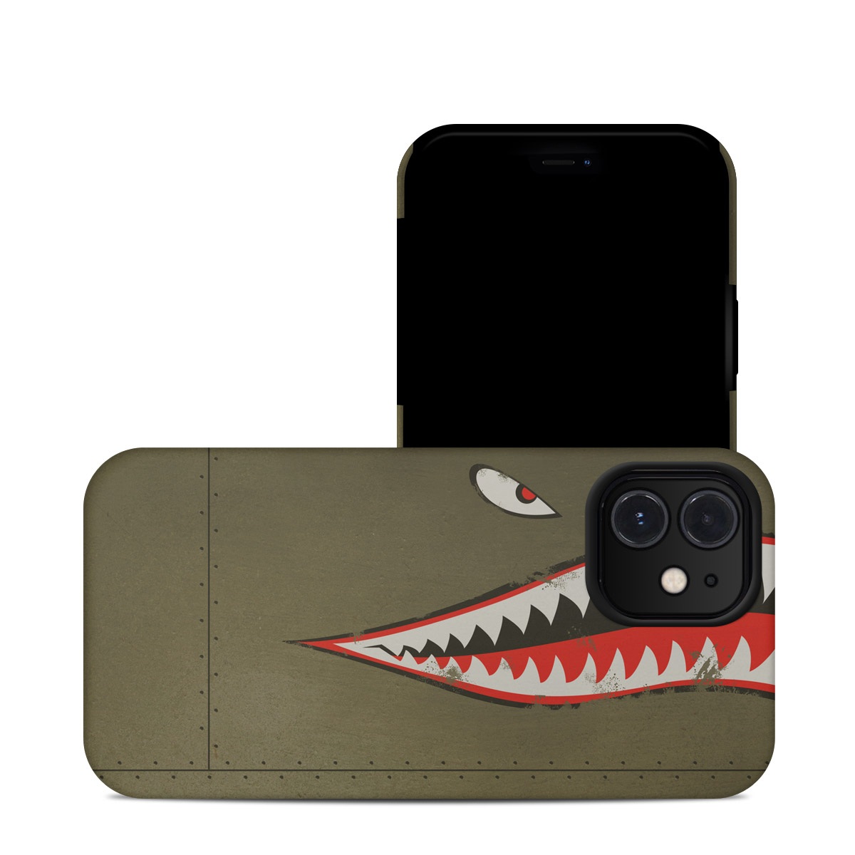 Apple iPhone 12 Hybrid Case - USAF Shark (Image 1)