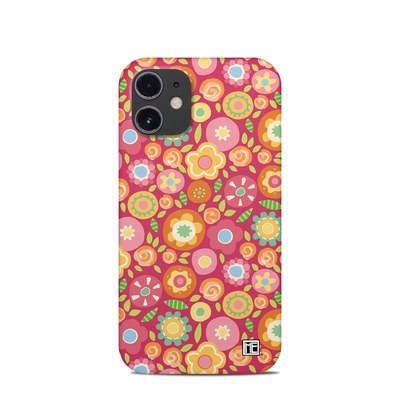 Apple iPhone 12 Mini Clip Case - Flowers Squished