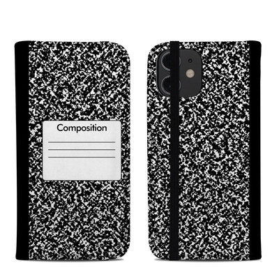 Apple iPhone 12 Mini Folio Case - Composition Notebook