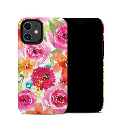 Apple iPhone 12 Mini Hybrid Case - Floral Pop