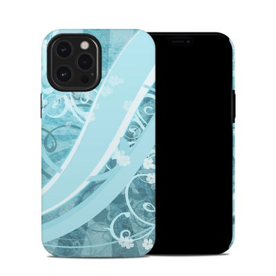 Apple iPhone 12 Pro Max Hybrid Case - Flores Agua