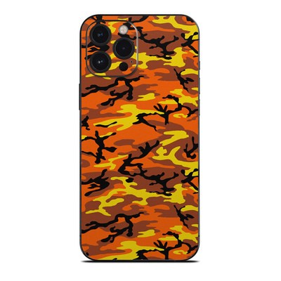 Apple iPhone 12 Pro Max Skin - Orange Camo