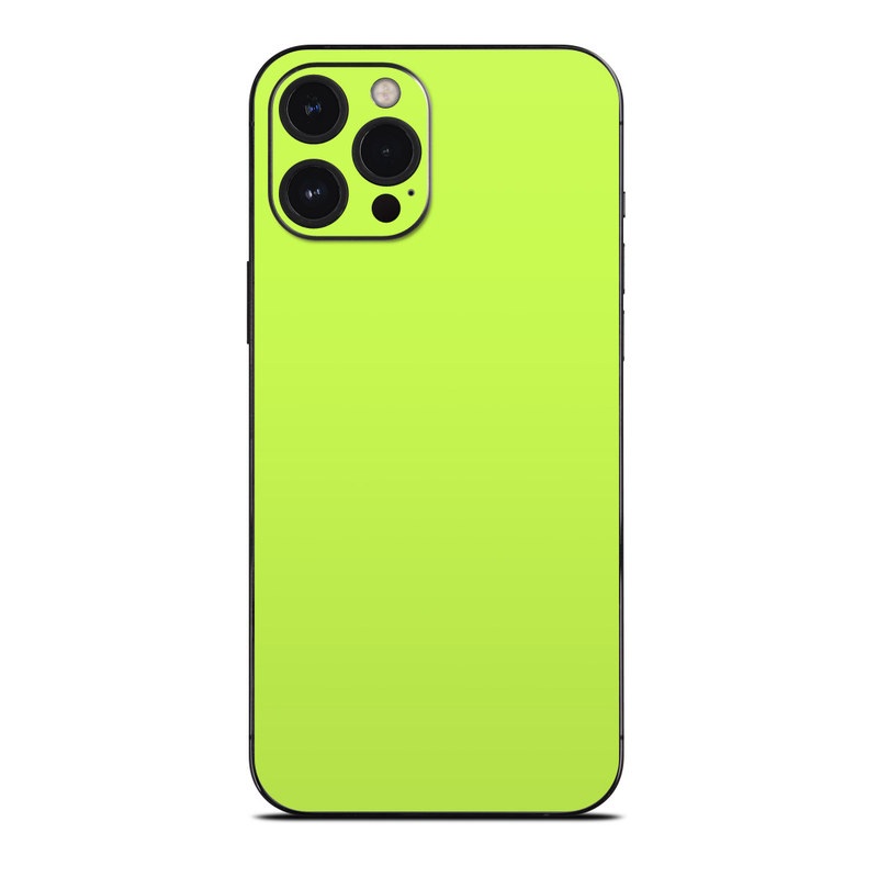 Apple iPhone 12 Pro Max Skin - Solid State Lime (Image 1)