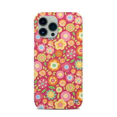 Apple iPhone 13 Pro Max Clip Case Skin - Flowers Squished
