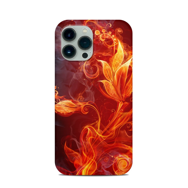 Apple iPhone 13 Pro Max Clip Case Skin - Flower Of Fire (Image 1)