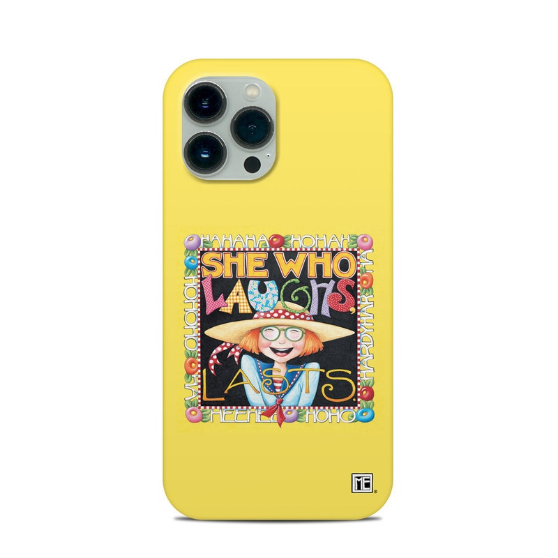 Apple iPhone 13 Pro Max Clip Case Skin - She Who Laughs (Image 1)