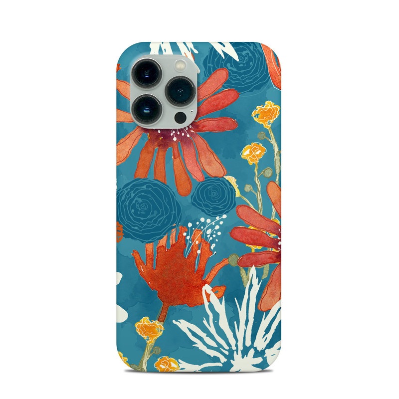 Apple iPhone 13 Pro Max Clip Case Skin - Sunbaked Blooms (Image 1)