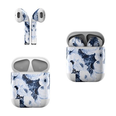 Apple AirPods Skin - Blue Blooms