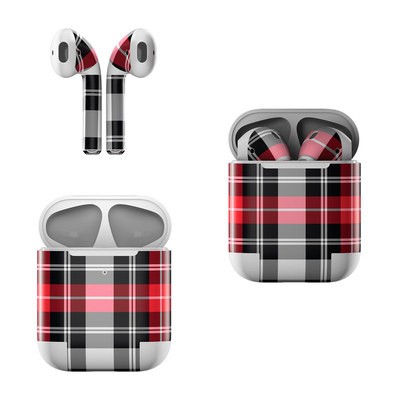 Apple AirPods Skin - Red Plaid