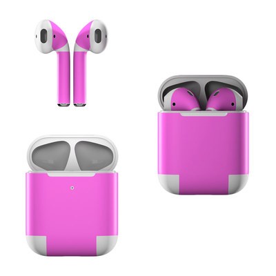 Apple AirPods Skin - Solid State Vibrant Pink