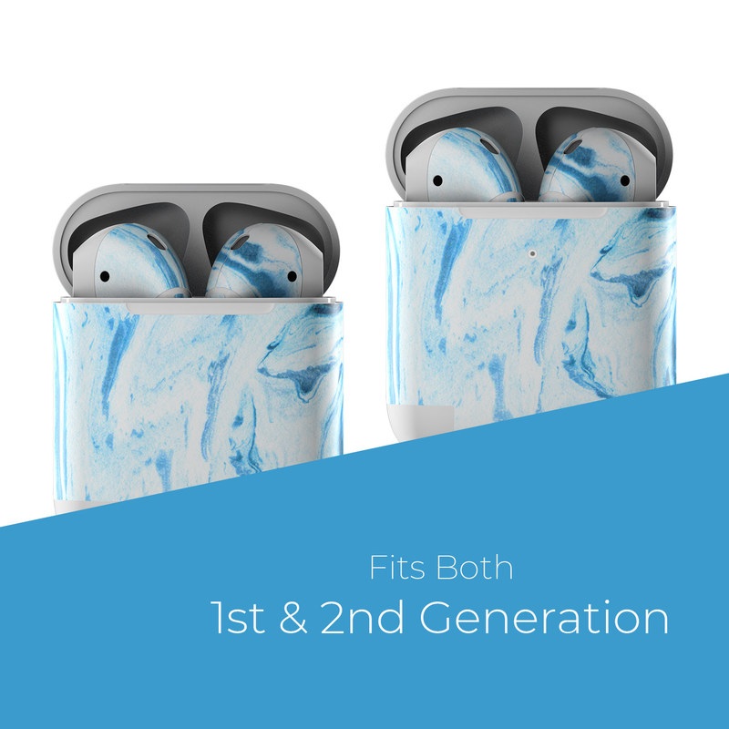 Apple AirPods Skin - Azul Marble (Image 2)