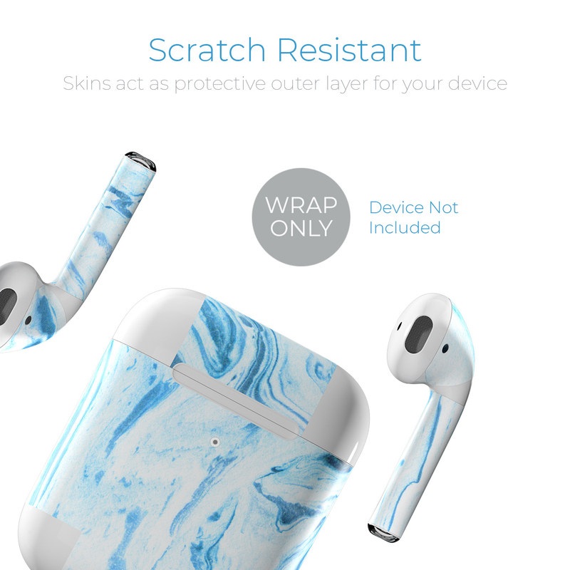 Apple AirPods Skin - Azul Marble (Image 3)