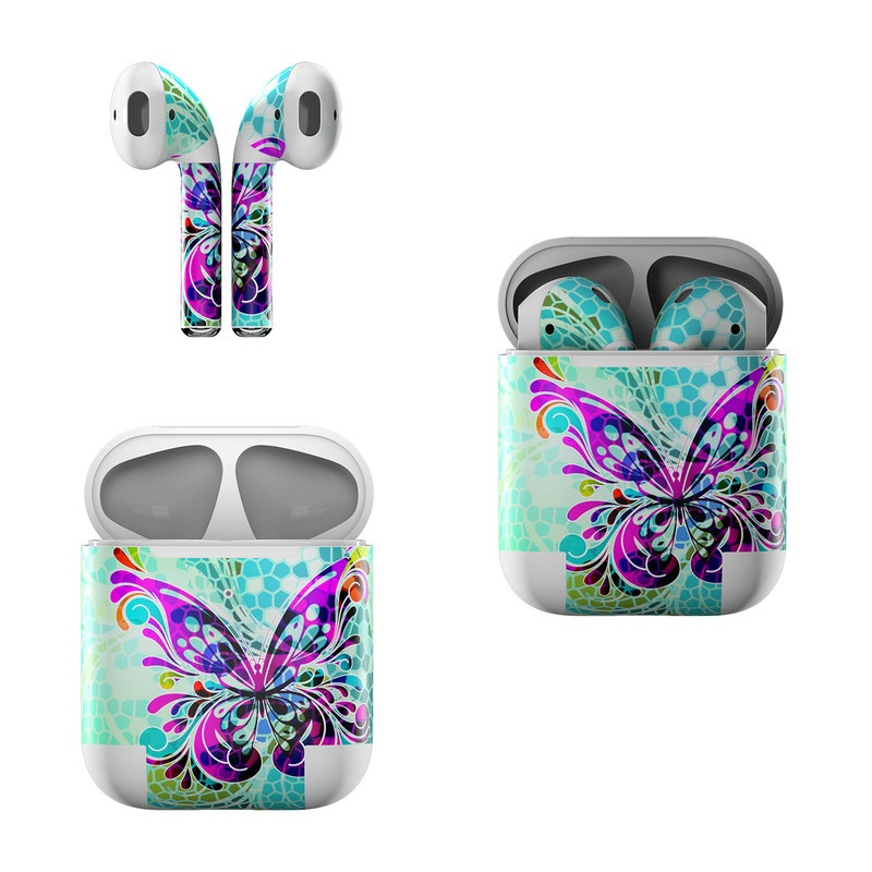 Apple AirPods Skin - Butterfly Glass (Image 1)