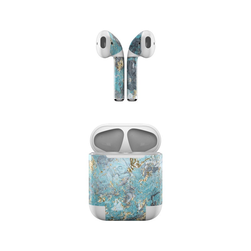 Apple AirPods Skin - Gilded Glacier Marble (Image 2)