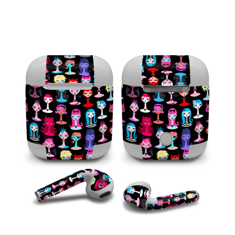 Apple AirPods Skin - Punky Goth Dollies (Image 1)