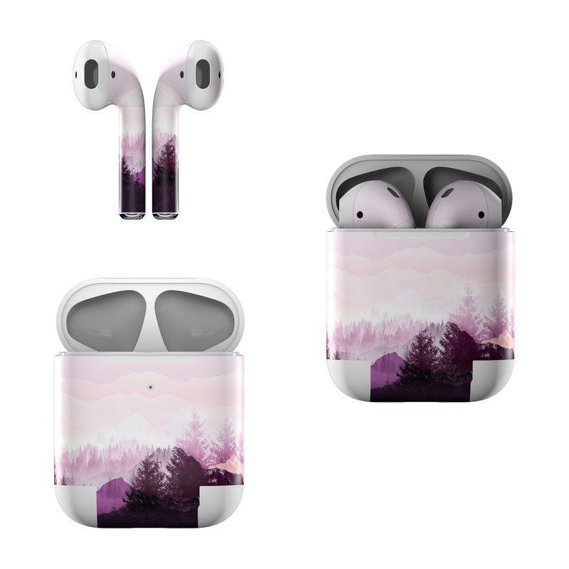 Apple AirPods Skin - Purple Horizon (Image 1)